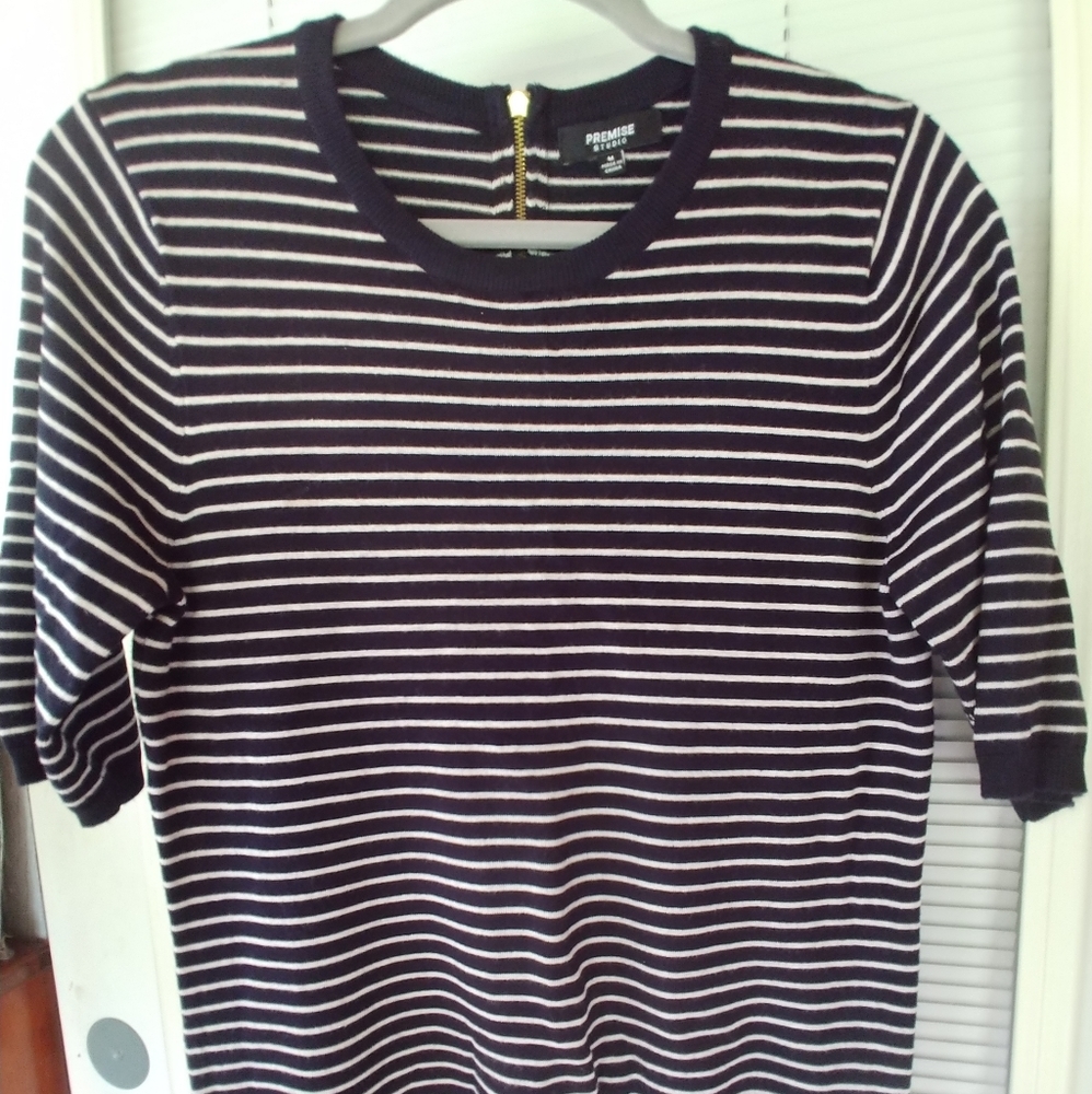 Womens short sleeve sweater